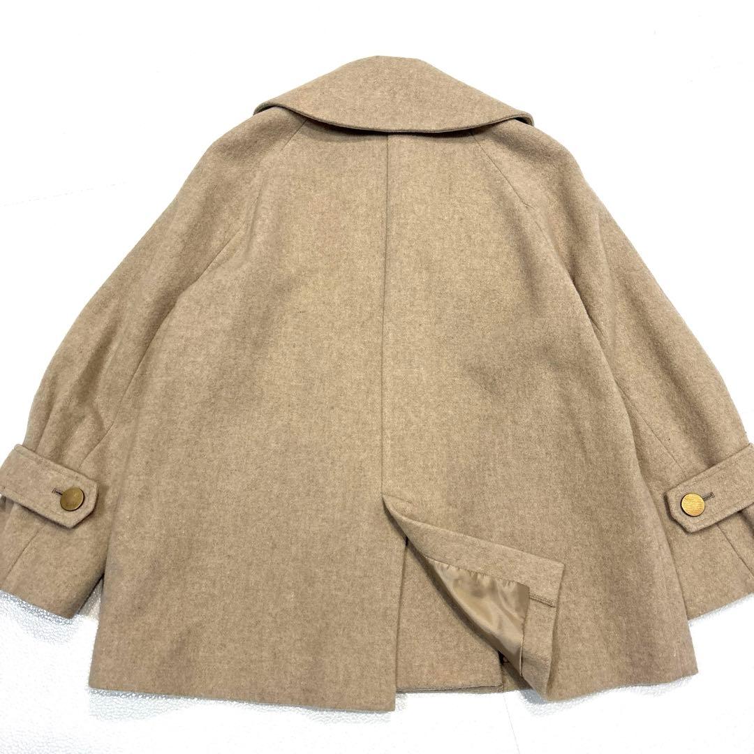 【美品/完売品/S】 COCODEAL インペリアルモッサ　ショート　Pコート