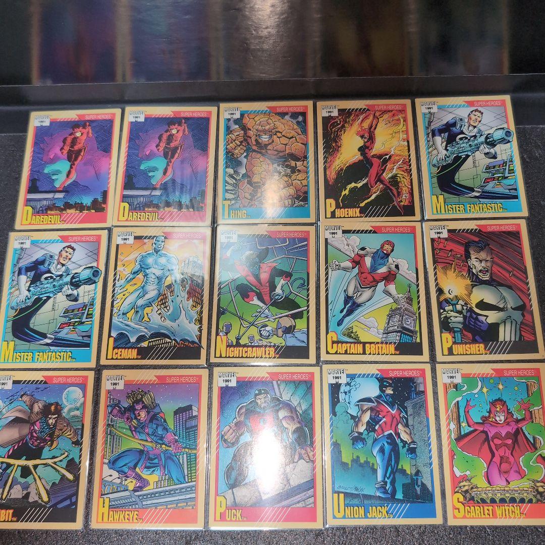 MARVEL 1991 トレーディングカード まとめ メルカリ便