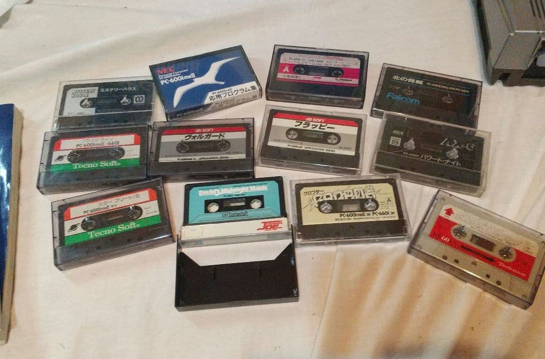 NEC PC-6001mkII 本体+カセットテープソフト数本