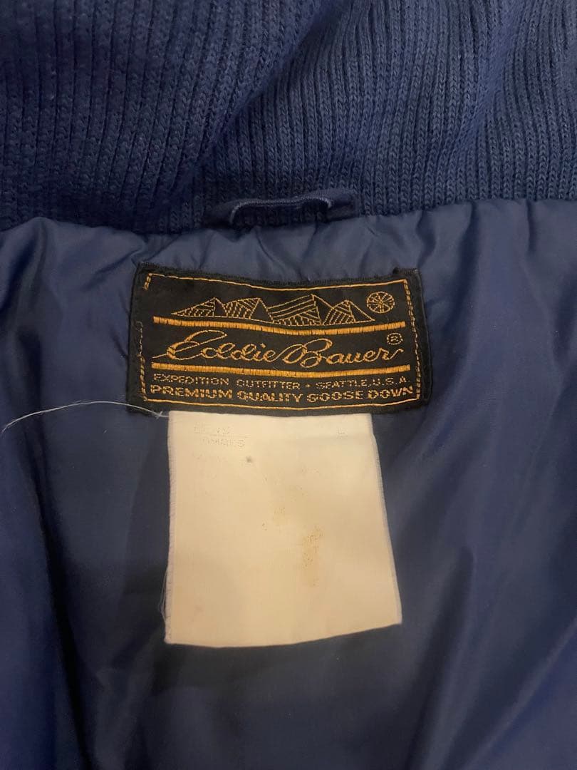 80's 黒タグ　Eddie Bauer ダウン オールパーパス
