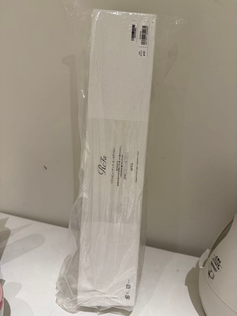 32ミリ ホワイト ReFa リファビューテック カールアイロン MTG