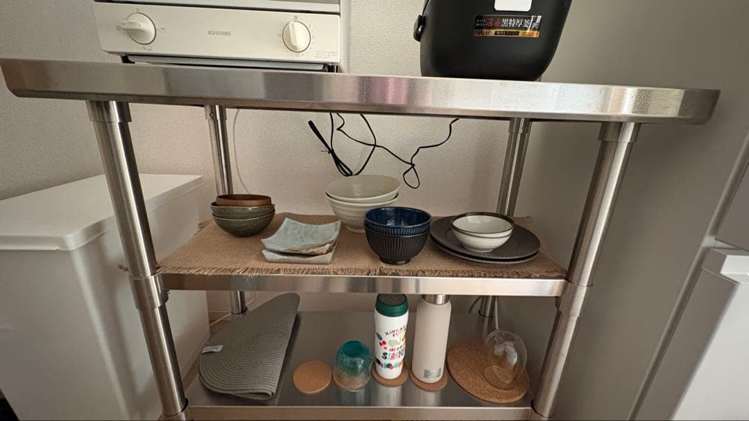 日本製 KIPROSTAR ステンレス 作業台 3台タイプ