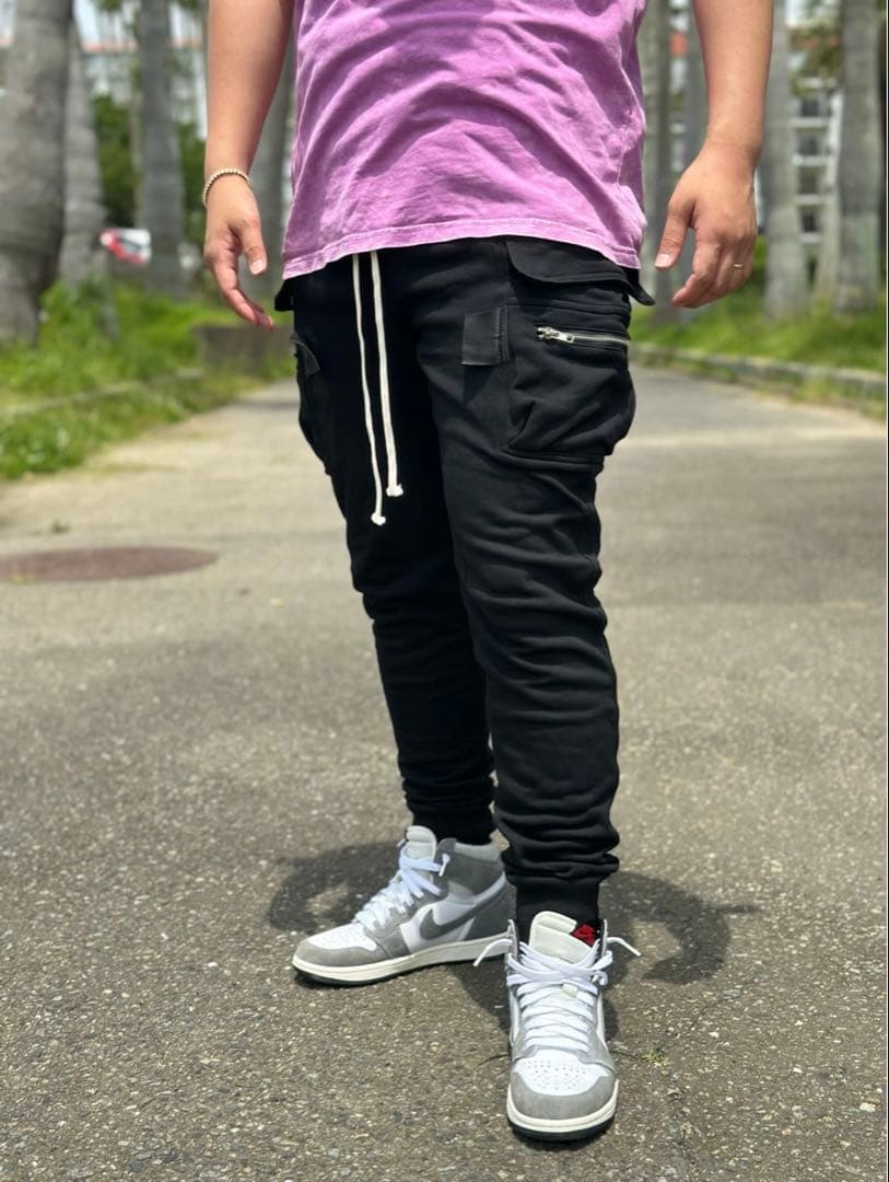 La mer surf スリムフィットカーゴパンツ ブラック