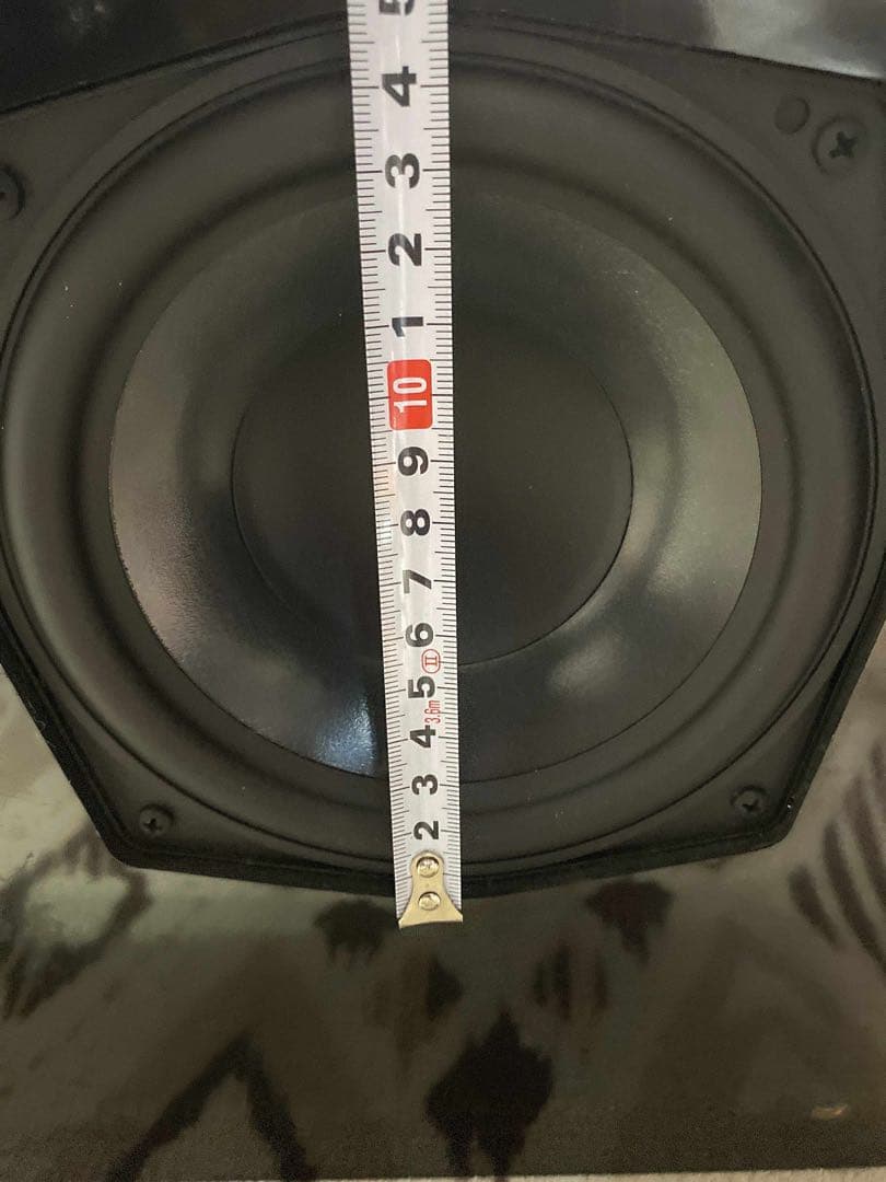 ウーファー 黒色 ゲイン調整機能付き