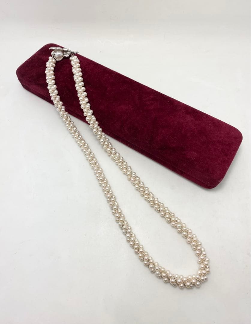 ミキモト真珠島パールネックレス ／ケース付き