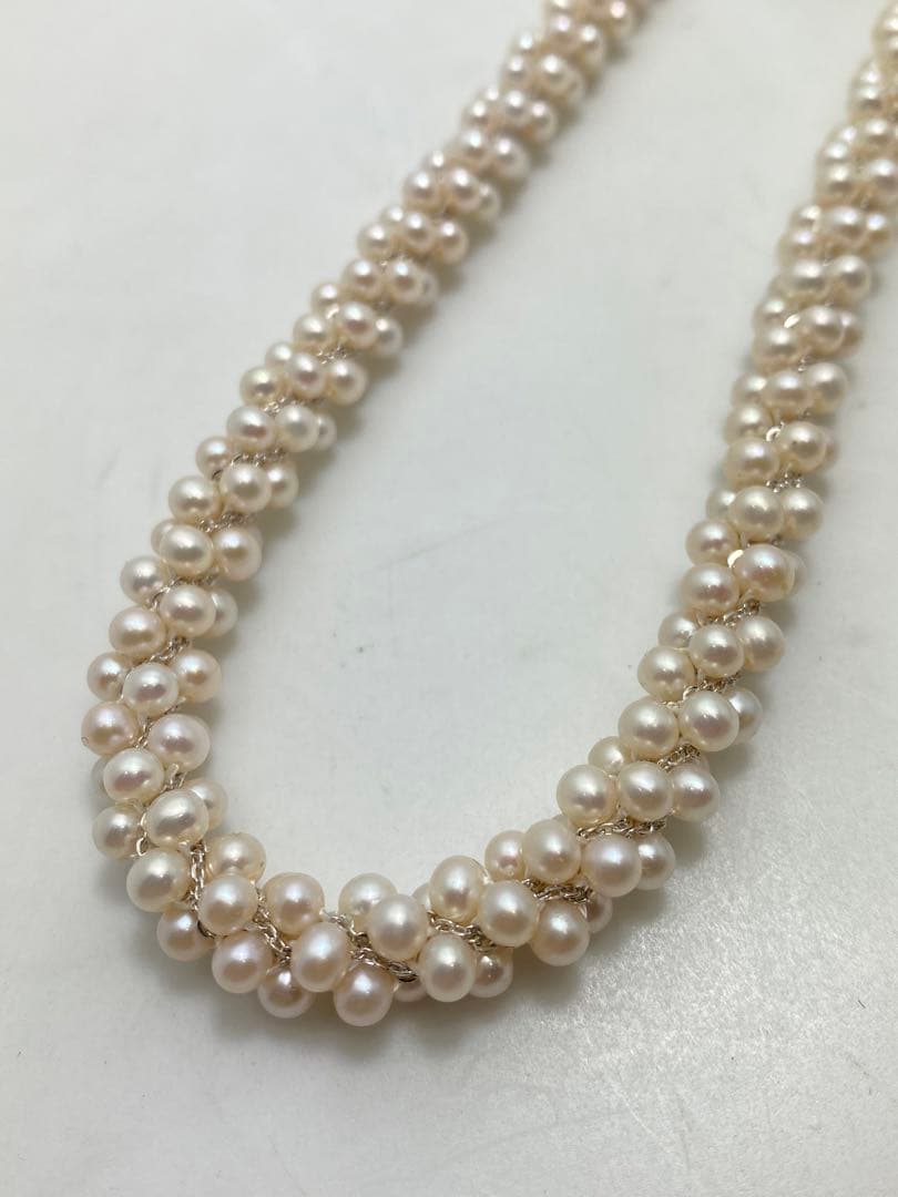 ミキモト真珠島パールネックレス ／ケース付き