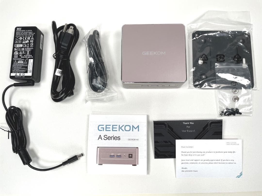 使用短め GEEKOM A5 ミニPC ／ Ryzen 5 7430U