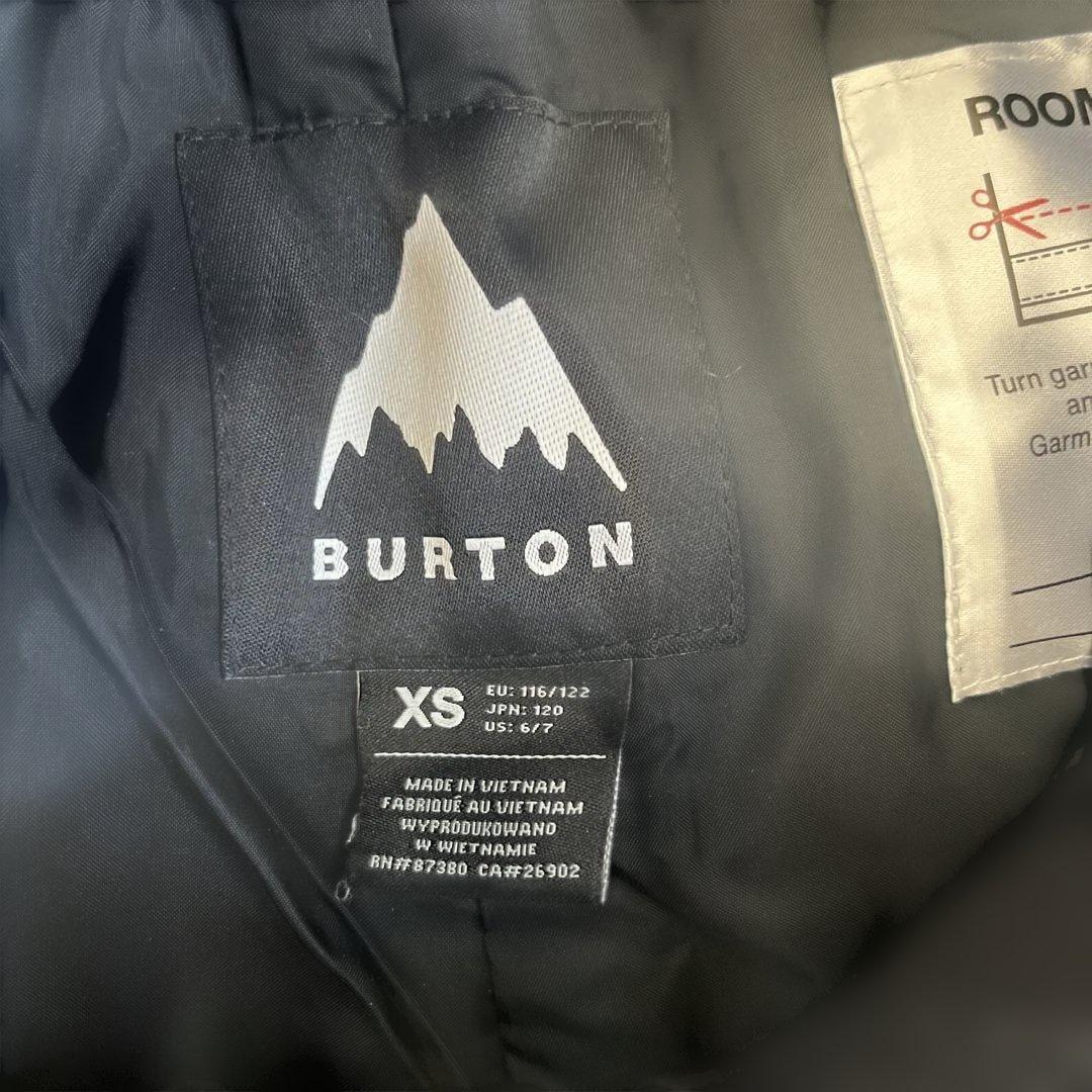 BURTON スノーボードウェア セット XS (110cm)グレー・ブラック