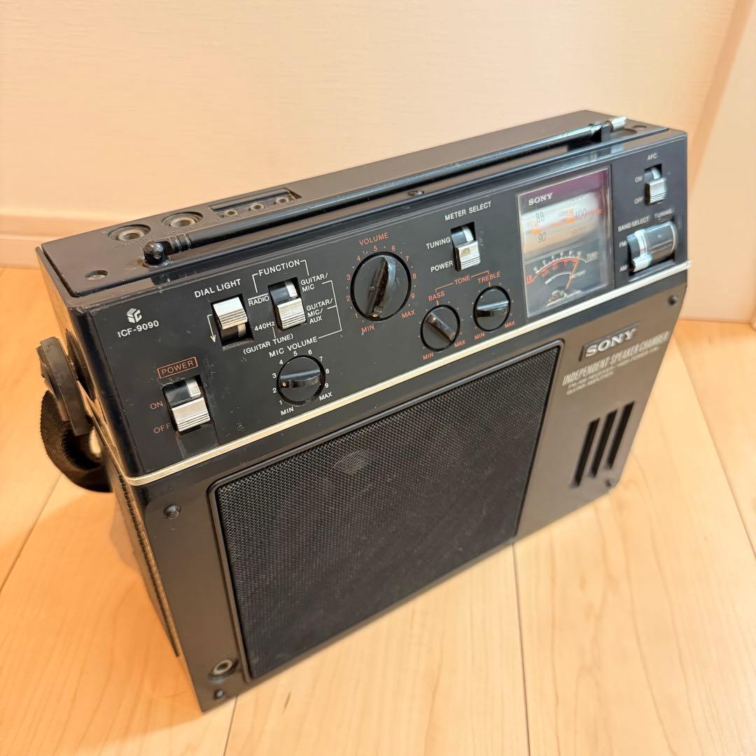 SONY ソニー ICF-9090 ギターアンプ ラジオ 昭和レトロ