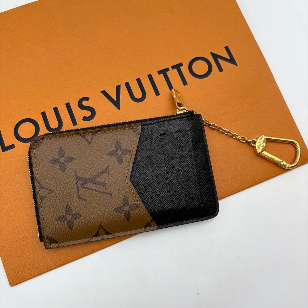 【現行 極美品 IC】ルイヴィトン モノグラム リバース ポルトカルト ヴェルソ