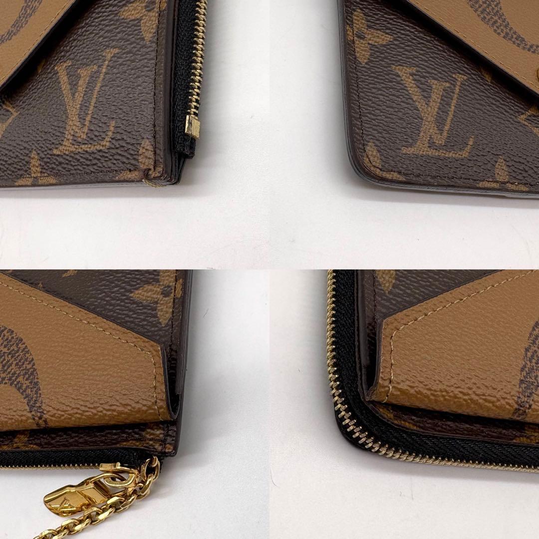 【現行 極美品 IC】ルイヴィトン モノグラム リバース ポルトカルト ヴェルソ