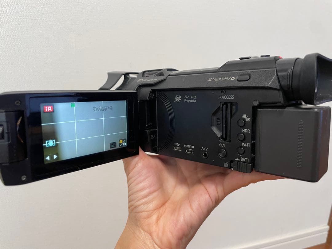 【ジャンク品】Panasonic HC-WXF990M 4Kビデオカメラ本体