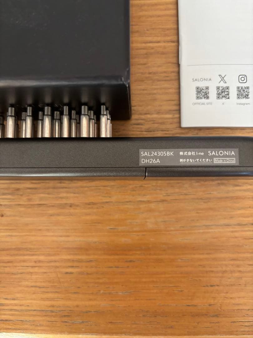 SALONIA リフトアップ美顔器 SAL24305BK ブラック