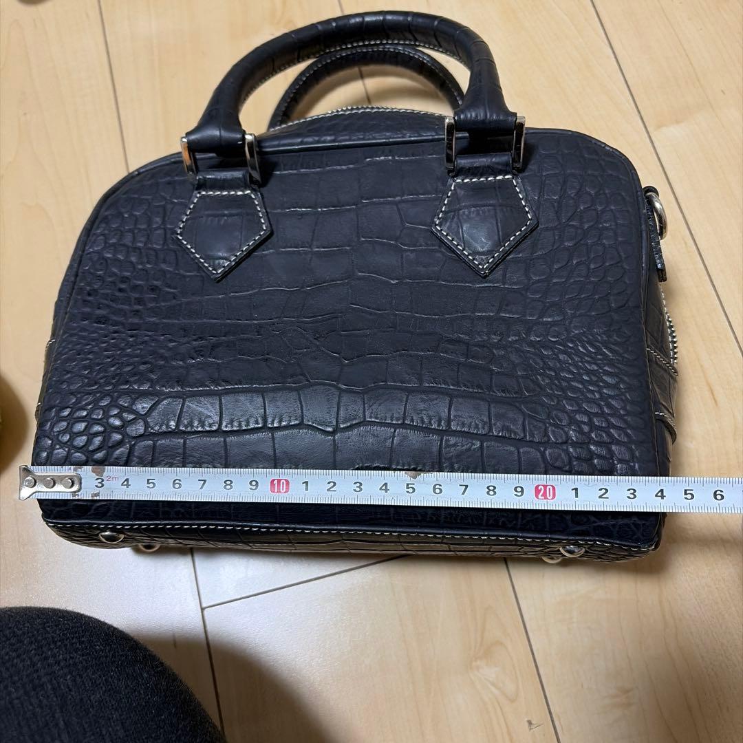 bajolugo黒 レザー ハンドバッグ！カード入れ、キーケース付き値下げ！