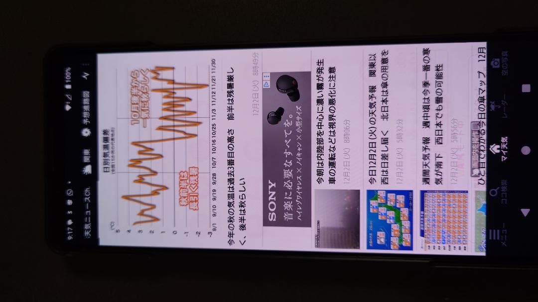 ＜中古＞SONY Xperia 1V SIMフリー512MB カーキグリーン