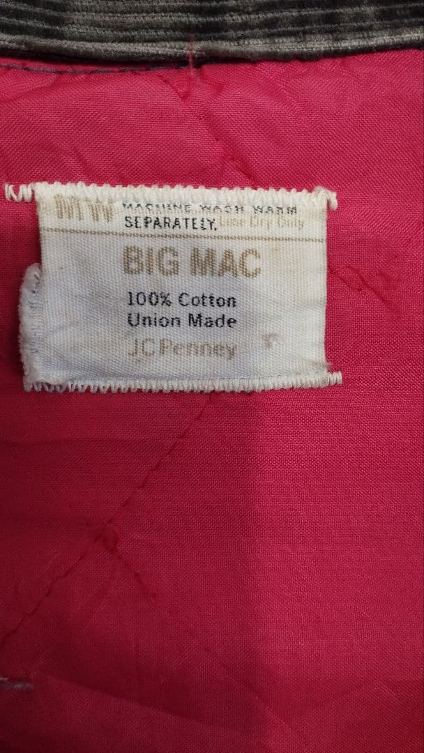 70年代70sBIGMACカバーオールJC Penneyビッグマックヴィンテージ