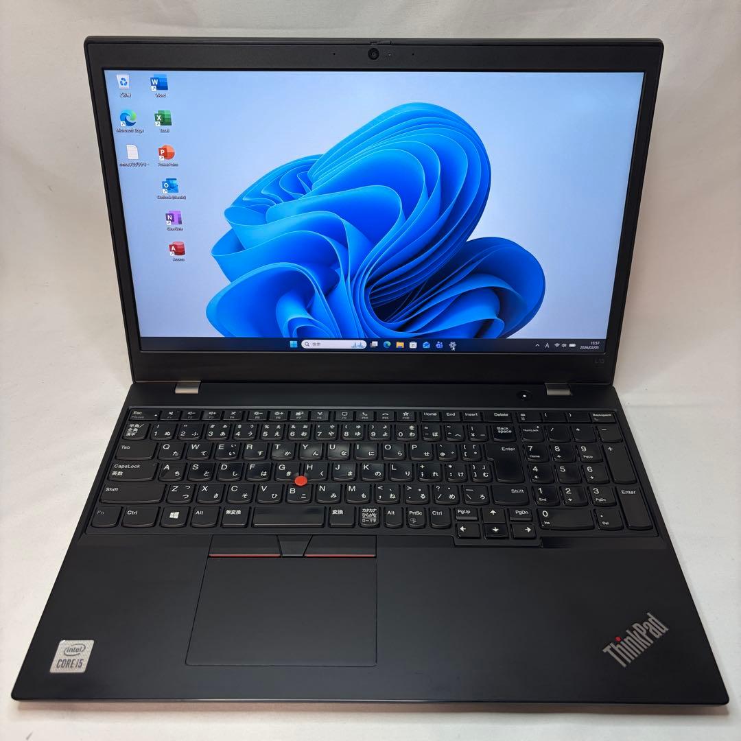 美品 ThinkPad L15 10世代 i5 8GB 256 FHD オフィス