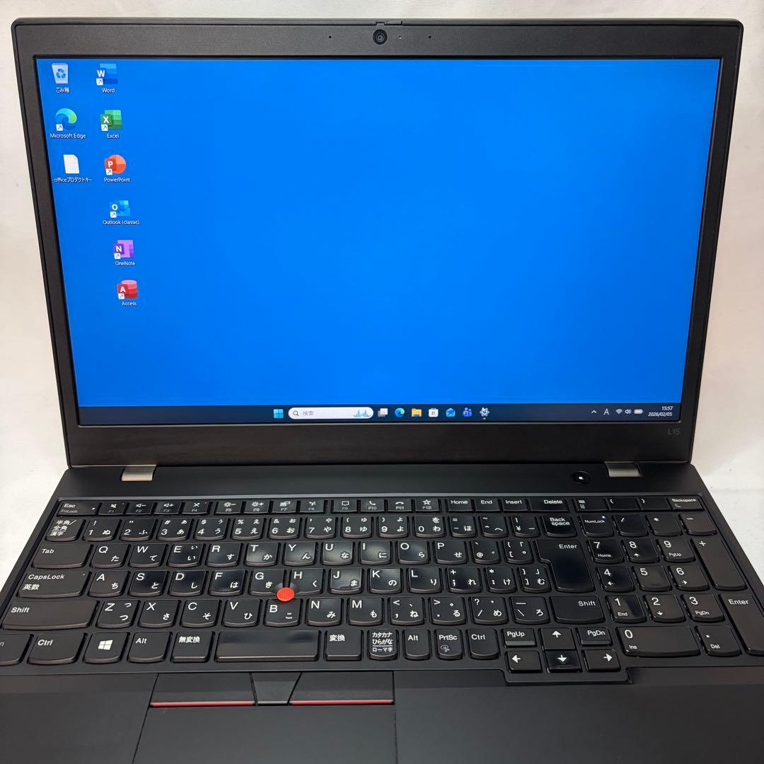 美品 ThinkPad L15 10世代 i5 8GB 256 FHD オフィス