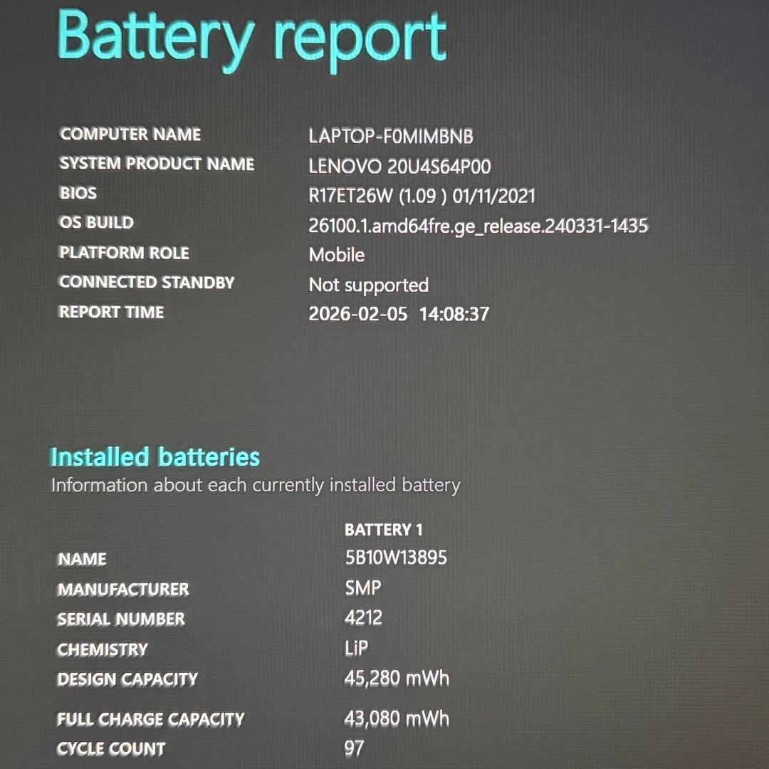 美品 ThinkPad L15 10世代 i5 8GB 256 FHD オフィス