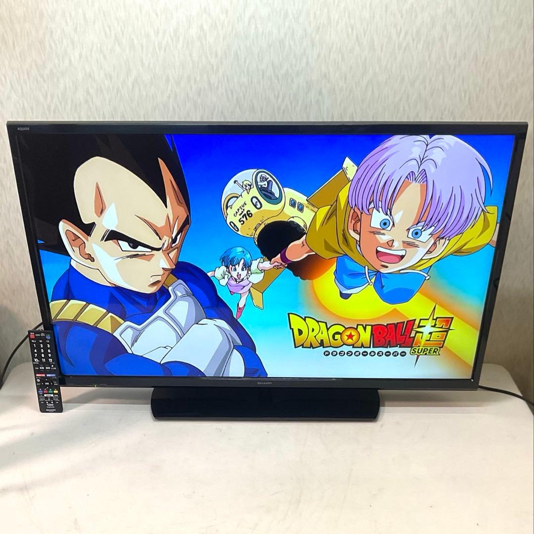【しゅうゆう】美品裏録対応40型 シャープ 液晶テレビ アクオス フルHD