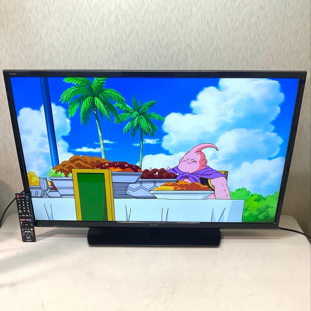 【しゅうゆう】美品裏録対応40型 シャープ 液晶テレビ アクオス フルHD