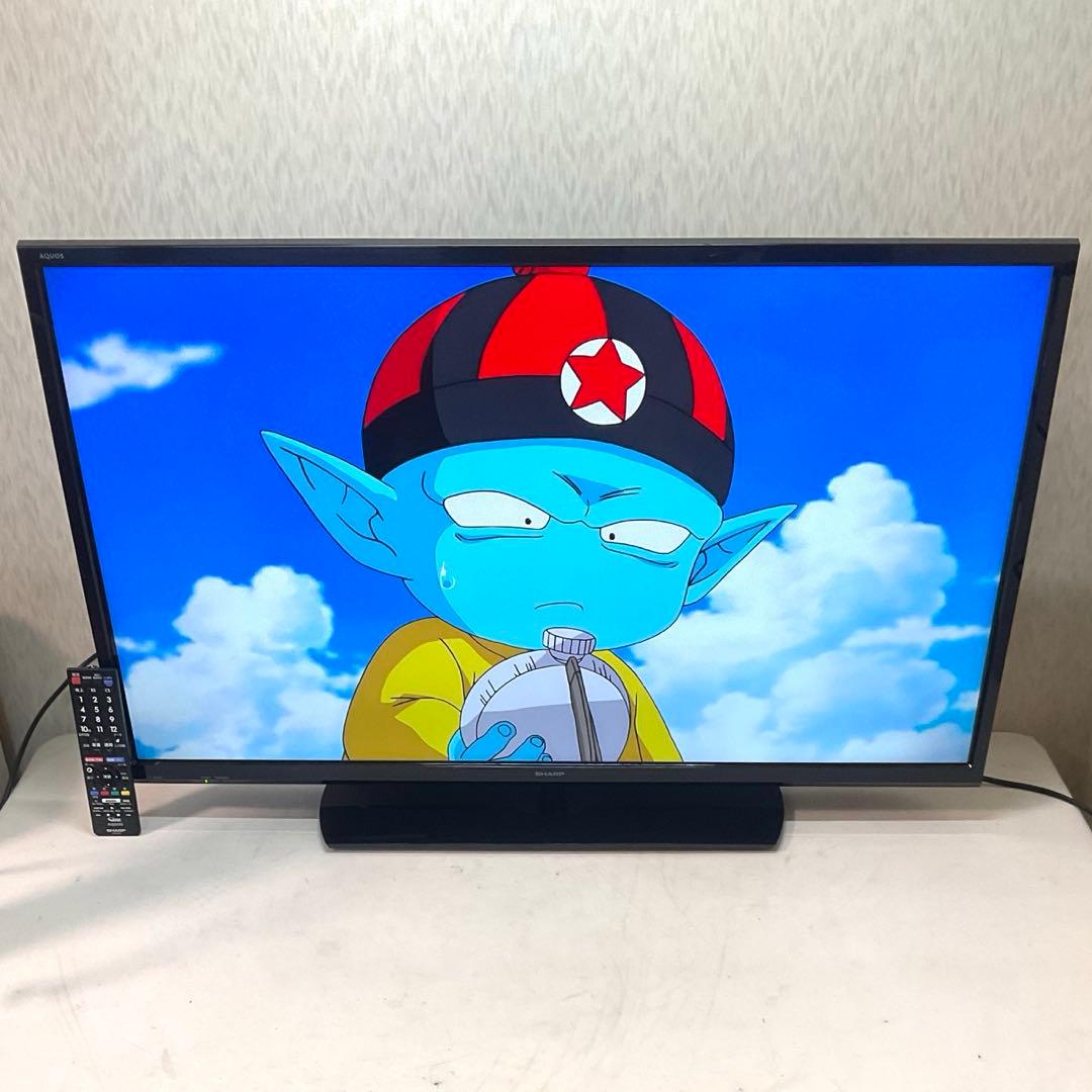 【しゅうゆう】美品裏録対応40型 シャープ 液晶テレビ アクオス フルHD
