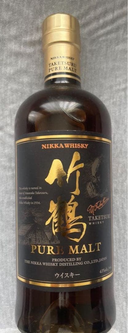 竹鶴　ピュアモルト　旧ラベル