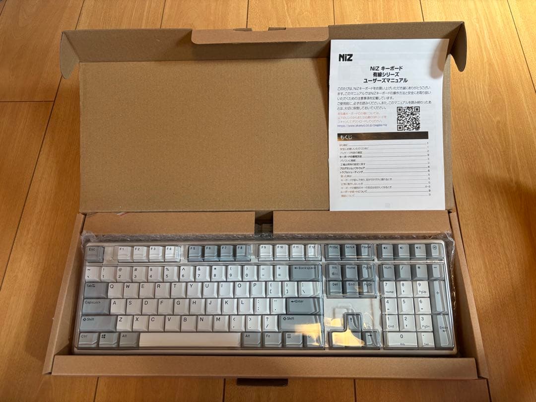 NIZ X108-1m USB Type-C キーボード　US配列