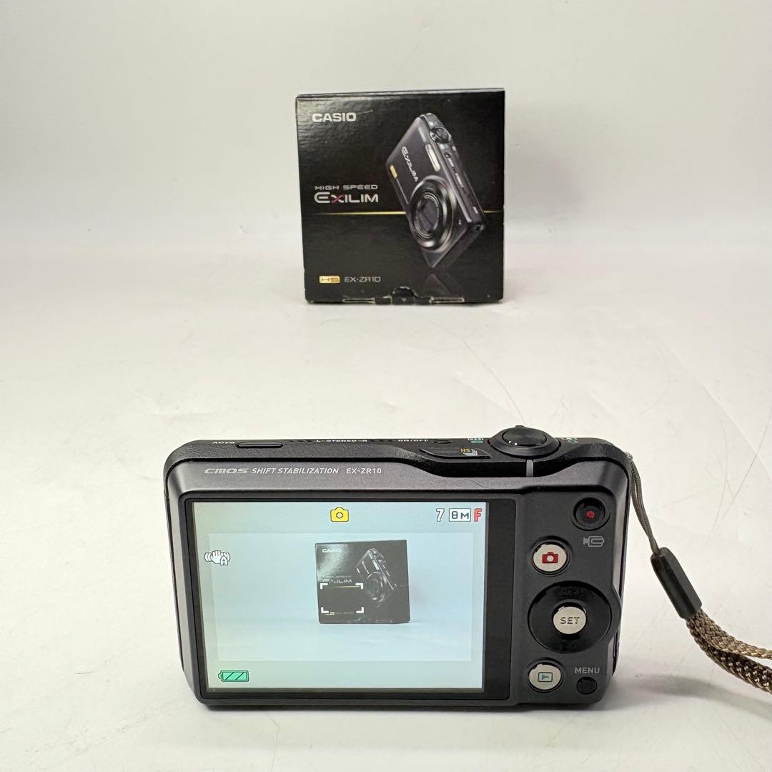 【美品・付属品完備】 CASIO カシオ EXILIM EX-ZR10 ブラック