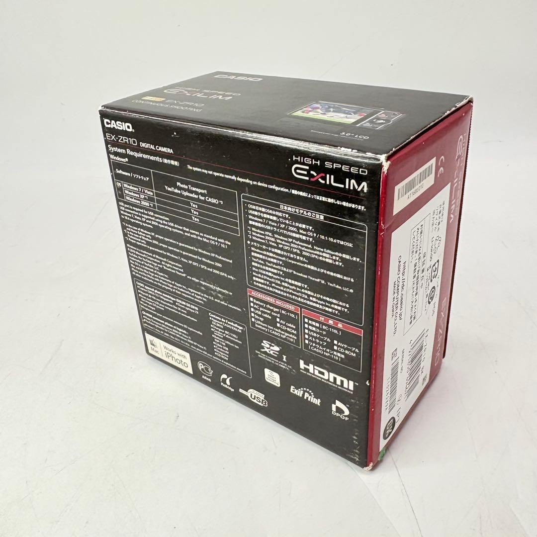 【美品・付属品完備】 CASIO カシオ EXILIM EX-ZR10 ブラック