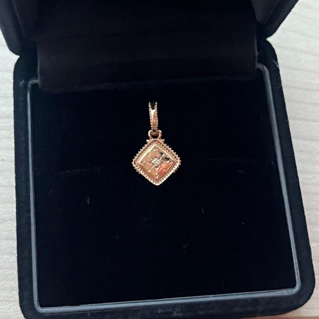 アガット　agete k5ダイヤモンドチャーム