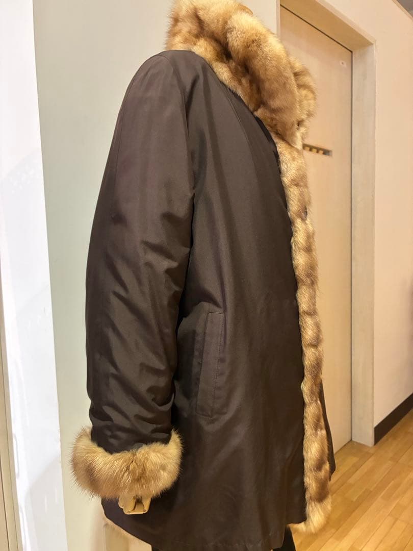 新春　プライス❣️ ゴールデン　セーブル　リバーシブル　ファーコート