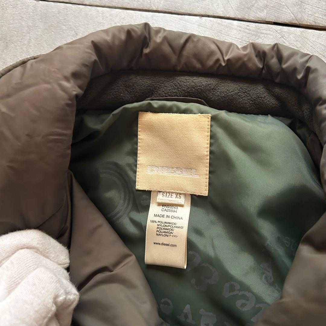 ジャケット・アウター archive grunge diesel nylon jacket khaki