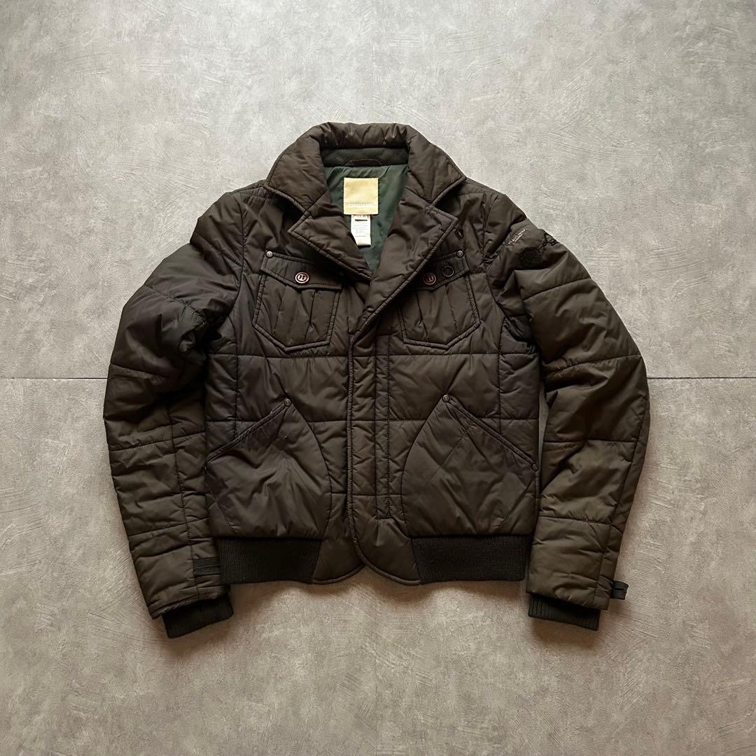 ジャケット・アウター archive grunge diesel nylon jacket khaki