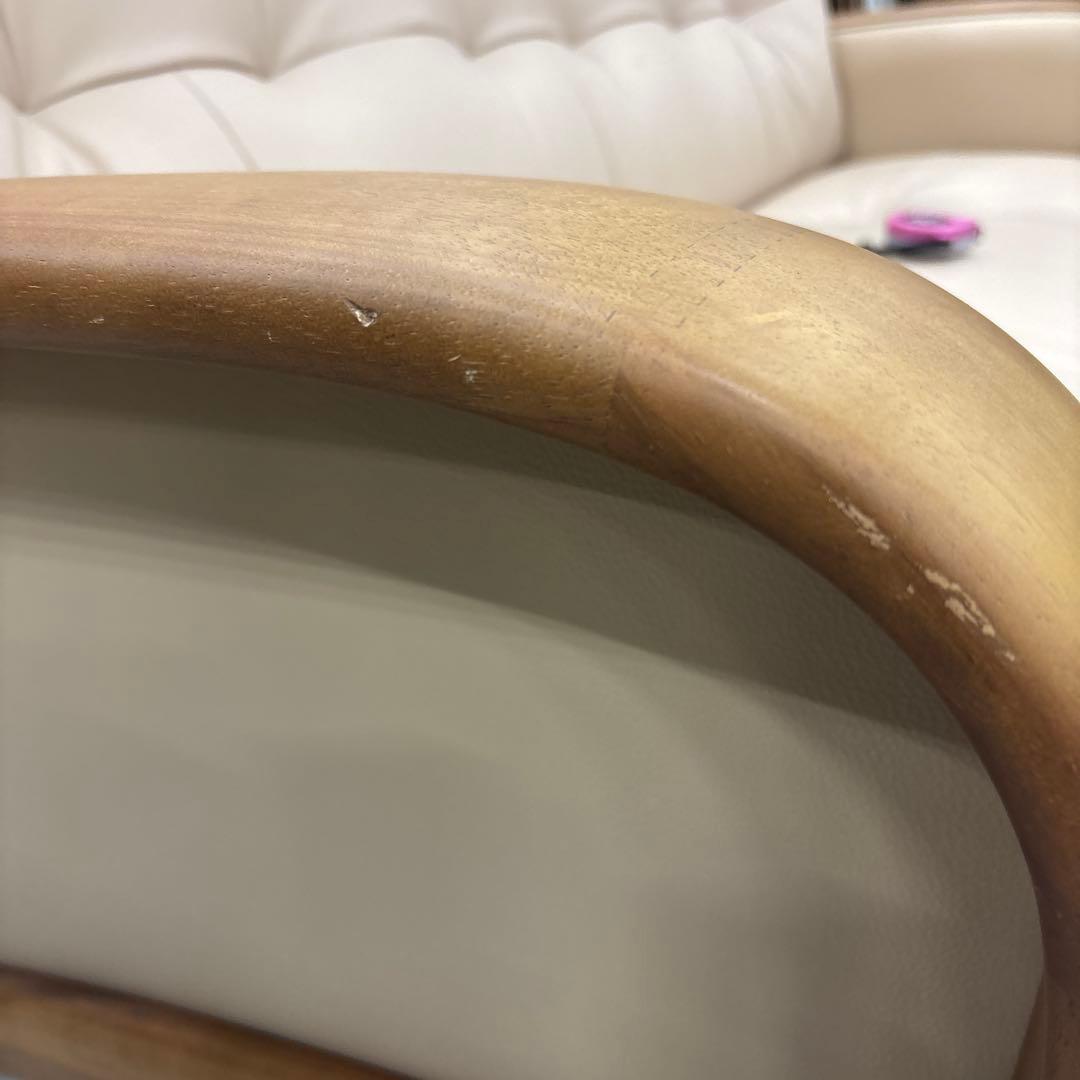 （cali.love）カリモクチターノ 3人掛け 本革ソファ