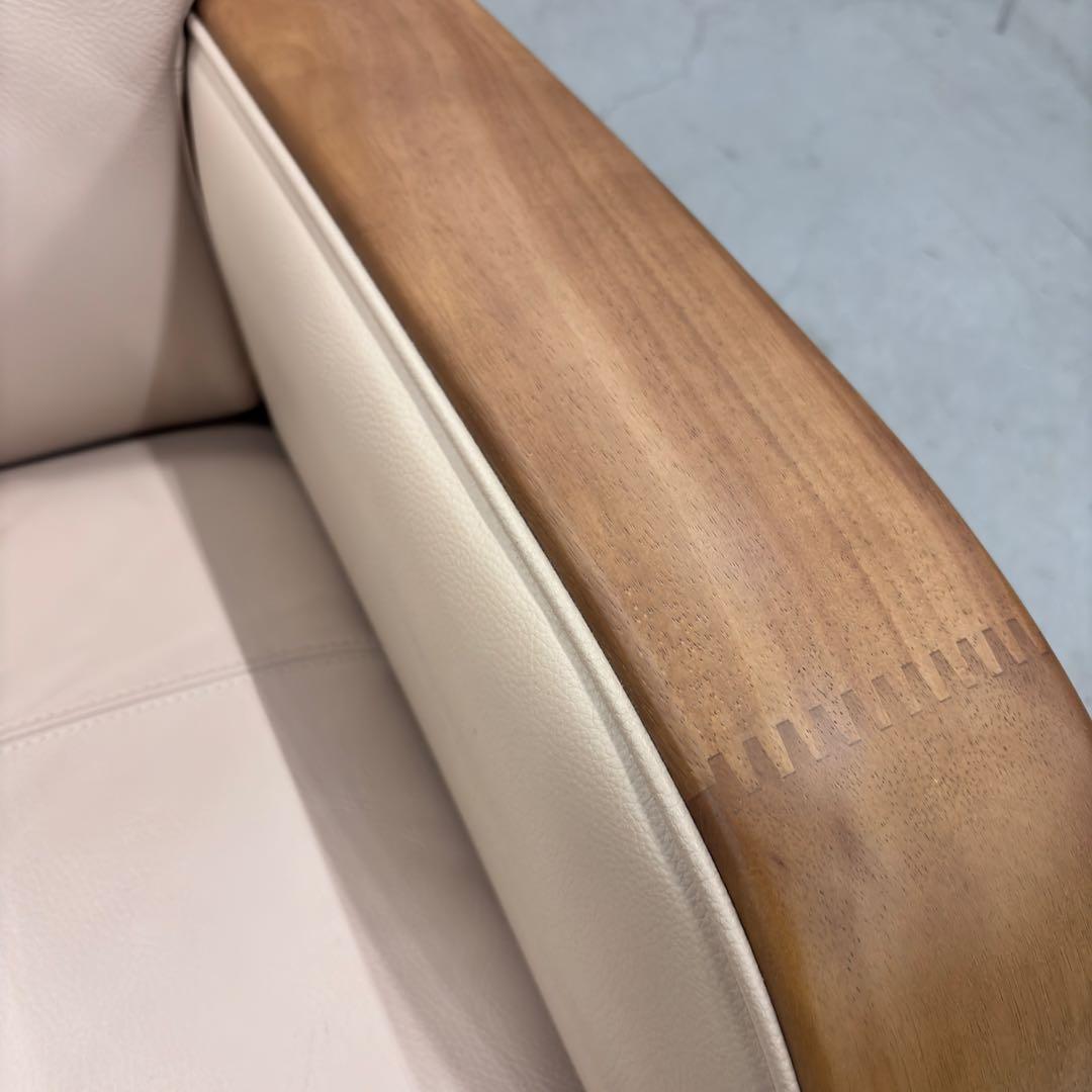 （cali.love）カリモクチターノ 3人掛け 本革ソファ