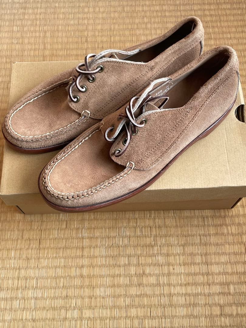 デッドストック ヴィンテージ エルエルビーン ベージュ スエード 28.5cm