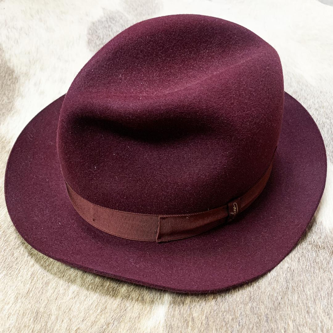ボルサリーノ　高級　中折れハット　イタリア製　59cm