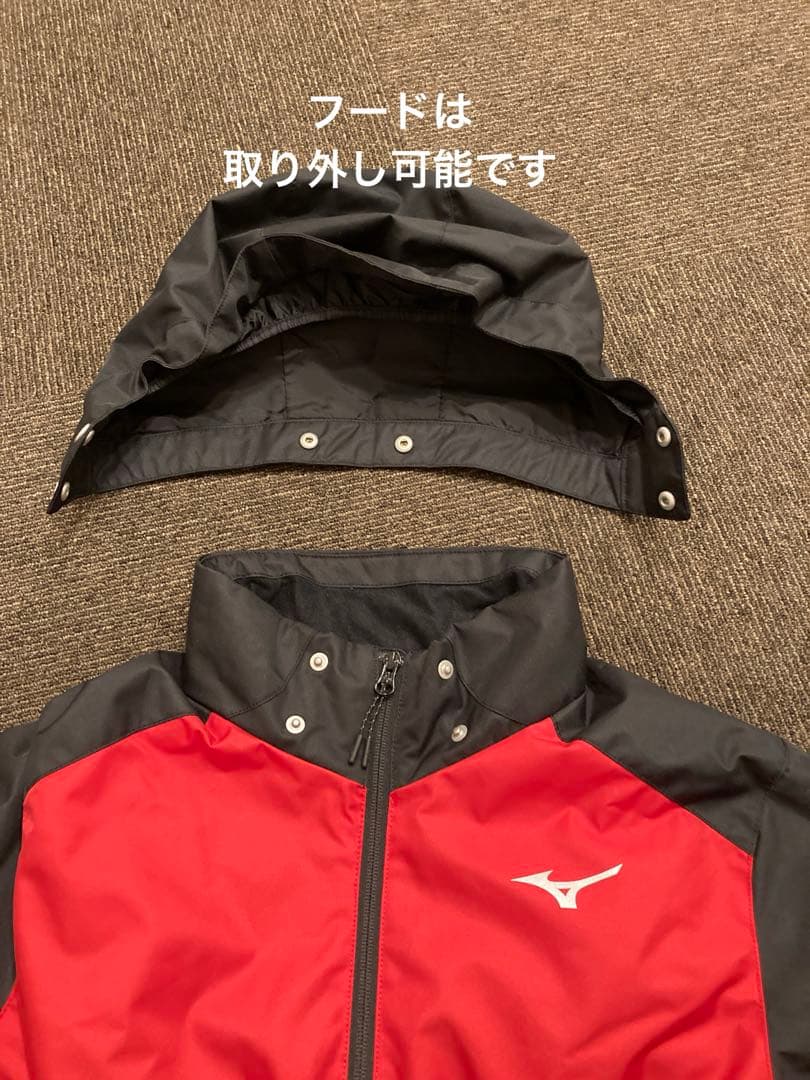 Mizuno スキーウェア 160 レッド/ブラック