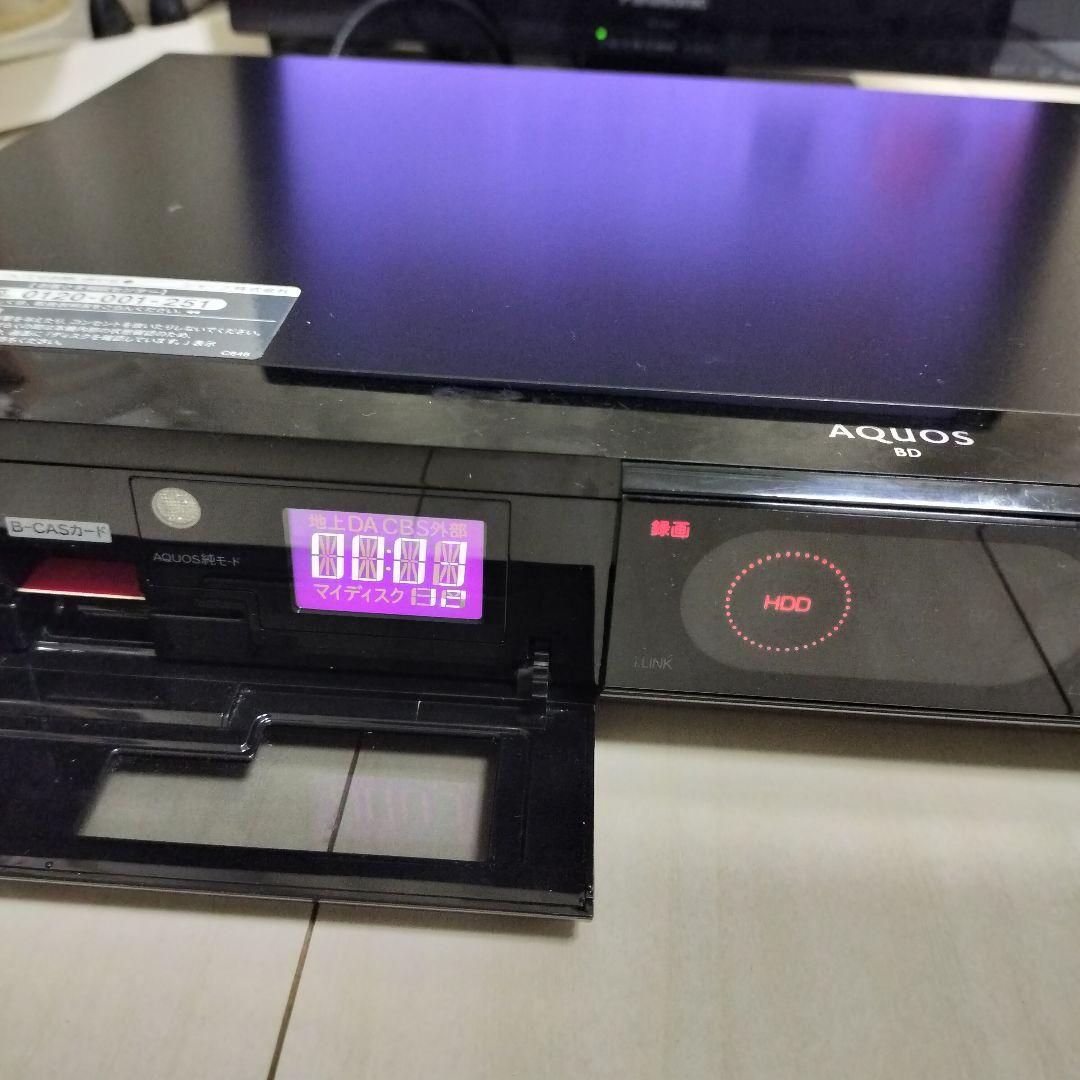 SHARP ブルーレイレコーダー BD-HDS63 リモコン付き