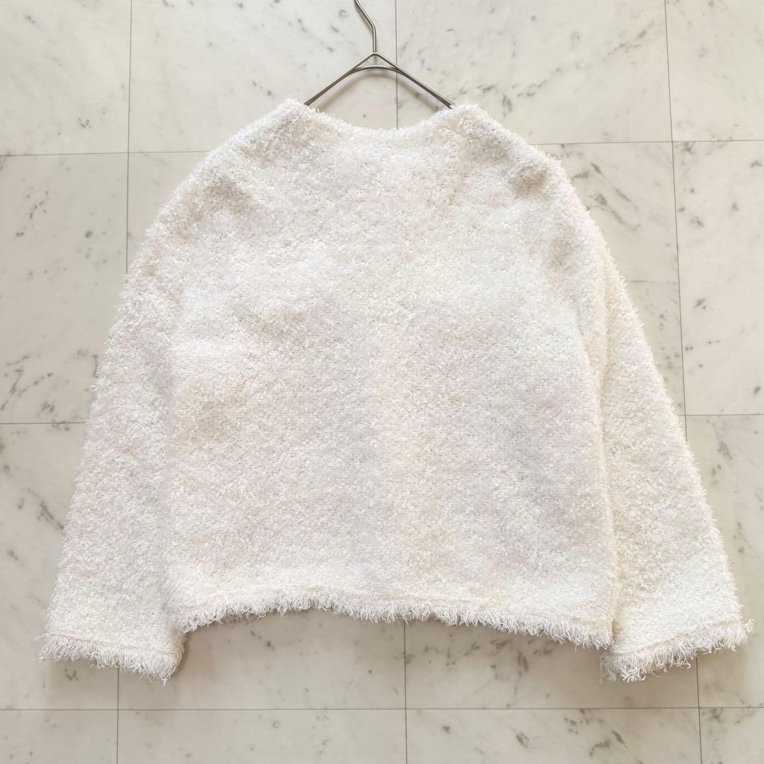 定価3.3万♡ ユナイテッドアローズ ツイードジャケット 白