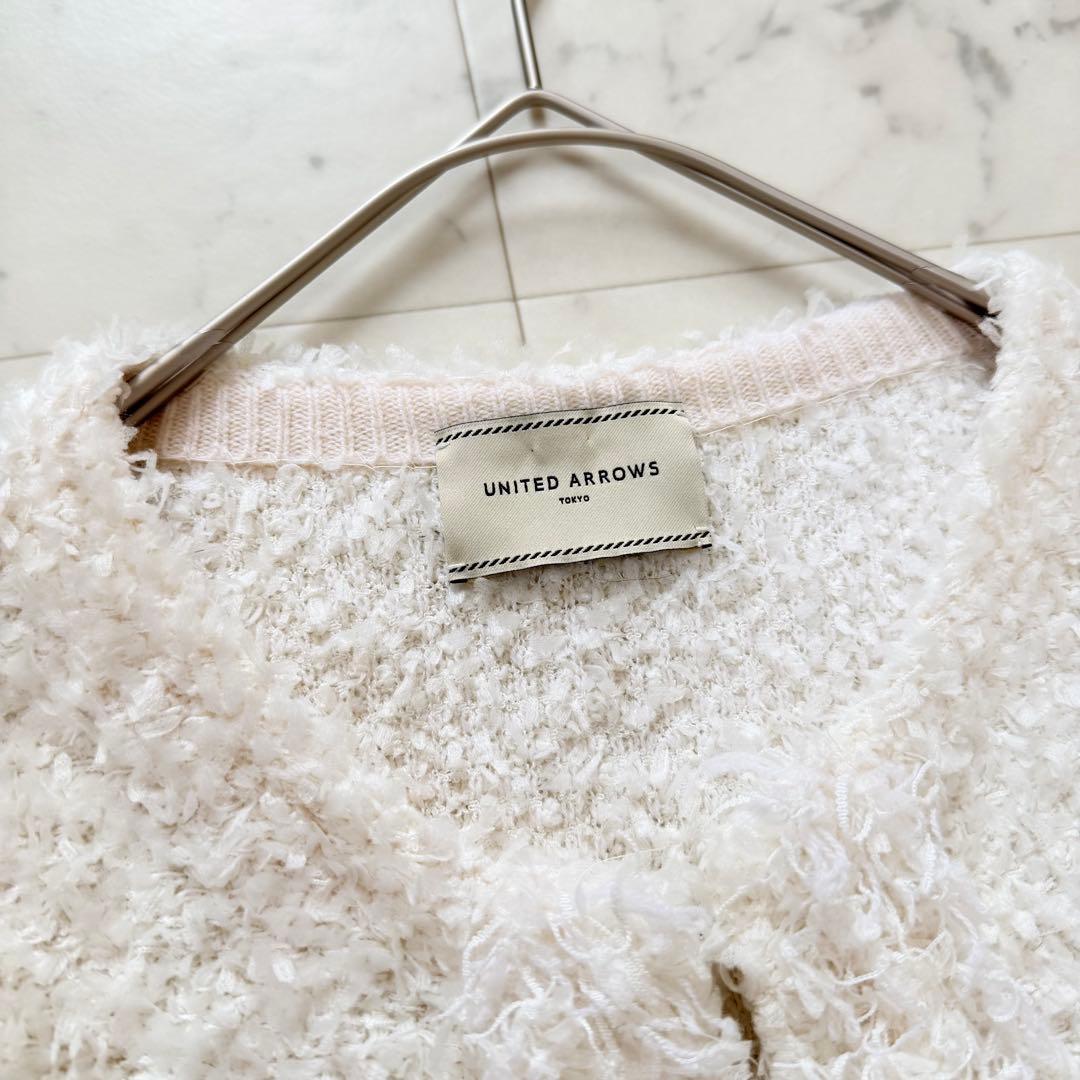 定価3.3万♡ ユナイテッドアローズ ツイードジャケット 白