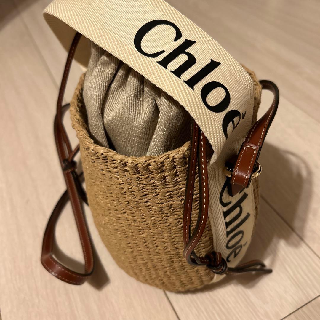 Chloe クロエ WOODY スモールバスケット カゴバッグ