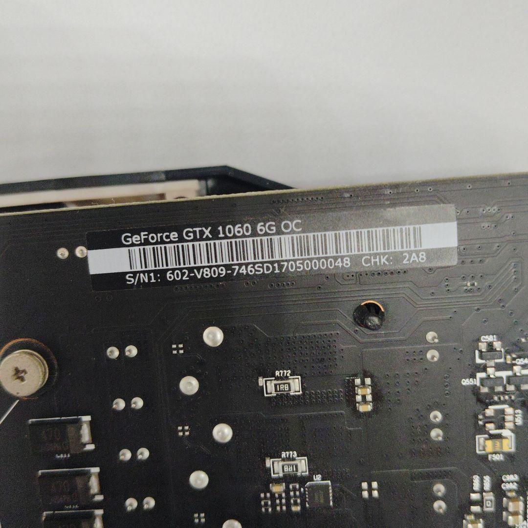 MSI GeForce GTX 1060 6G OC 動作品