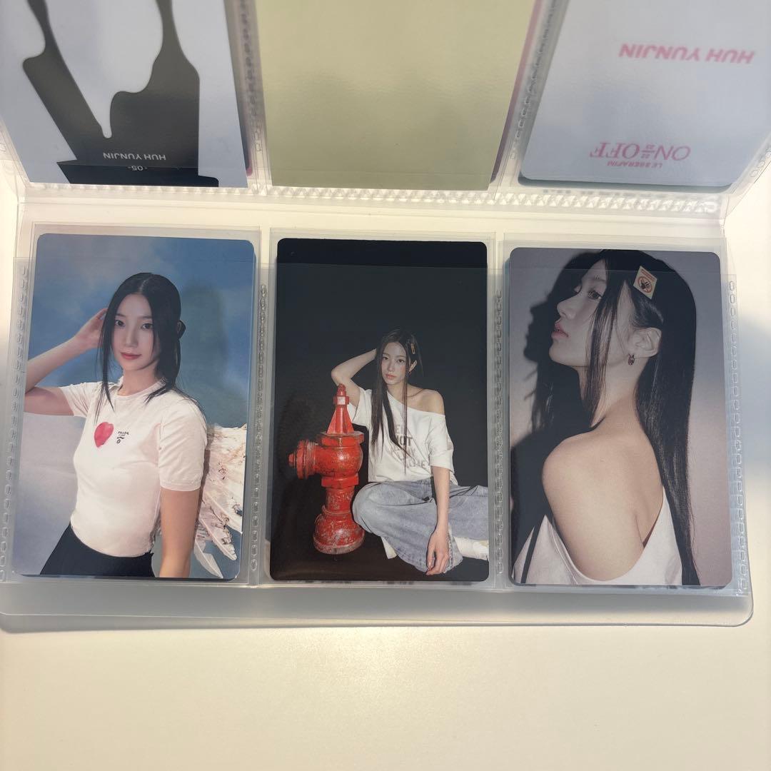 LE SSERAFIM トレカ (サクラ、ユンジン、カズハ) コメントでバラ売り