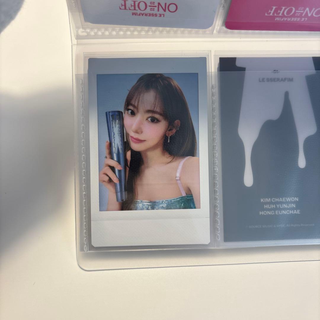 LE SSERAFIM トレカ (サクラ、ユンジン、カズハ) コメントでバラ売り