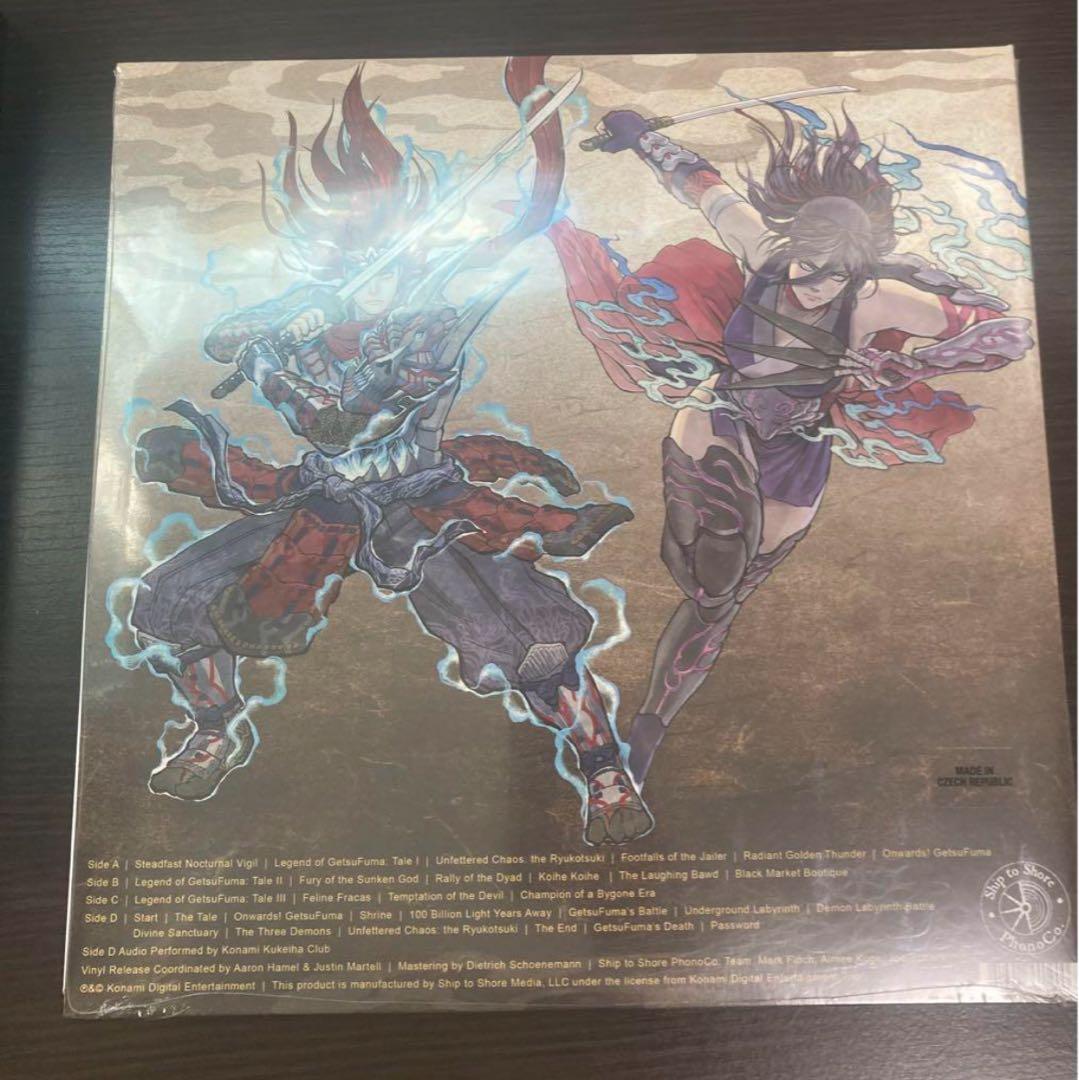 300枚限定生産　新品未開封　月風魔伝　アナログレコード　2枚組　LP コナミ