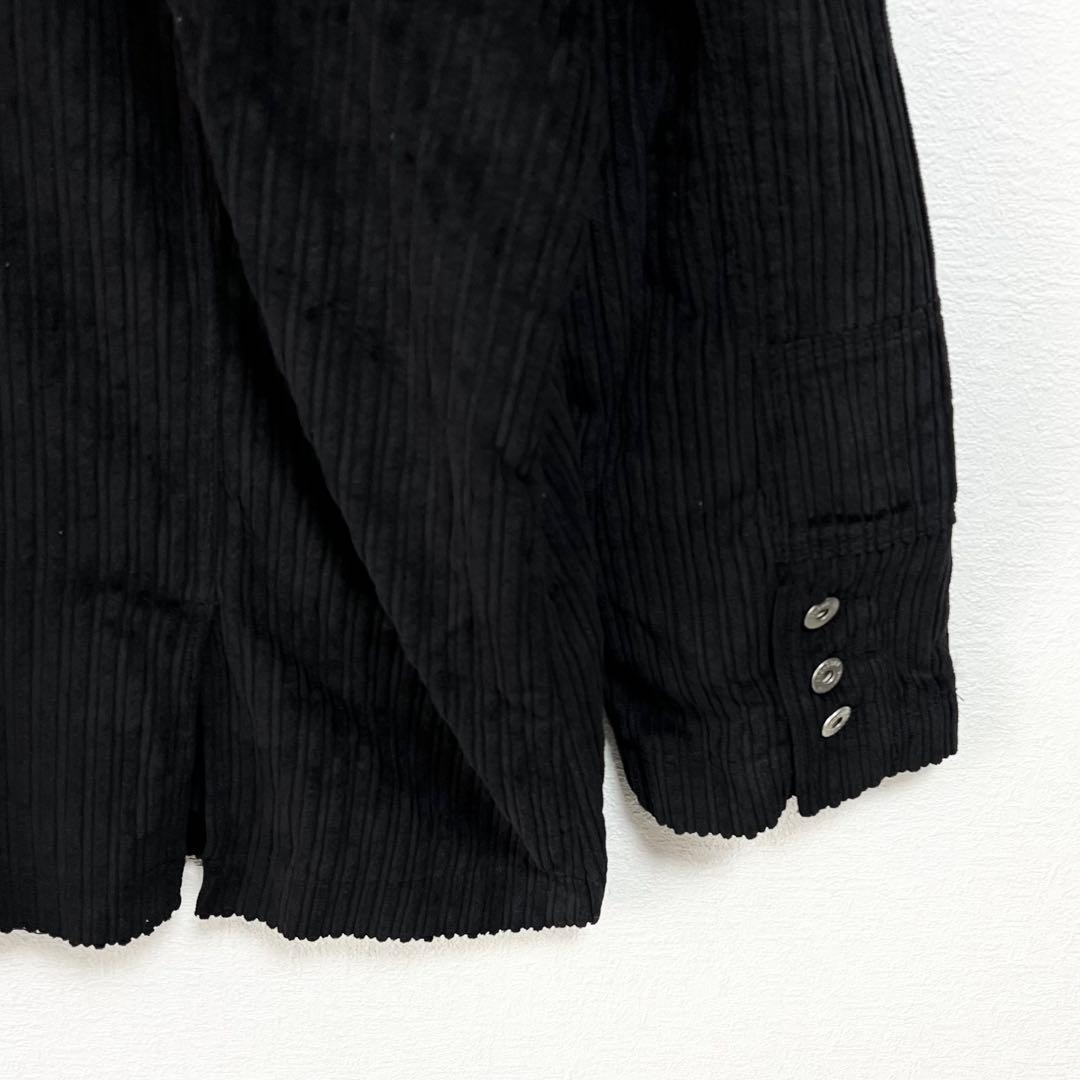 【超ビッグサイズ】ノックアウト✨️入手困難　コーデュロイ　カバーオール　黒　３ＸＬ