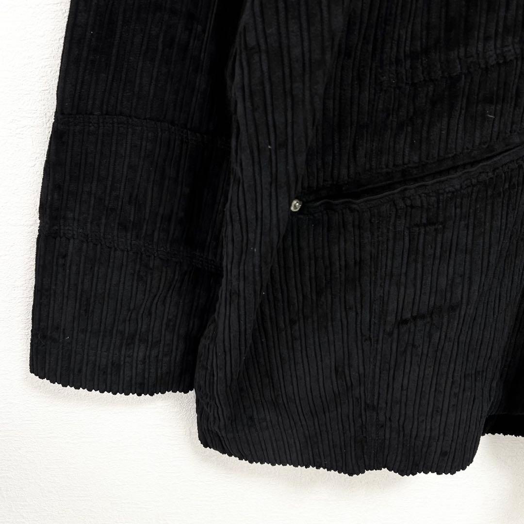 【超ビッグサイズ】ノックアウト✨️入手困難　コーデュロイ　カバーオール　黒　３ＸＬ