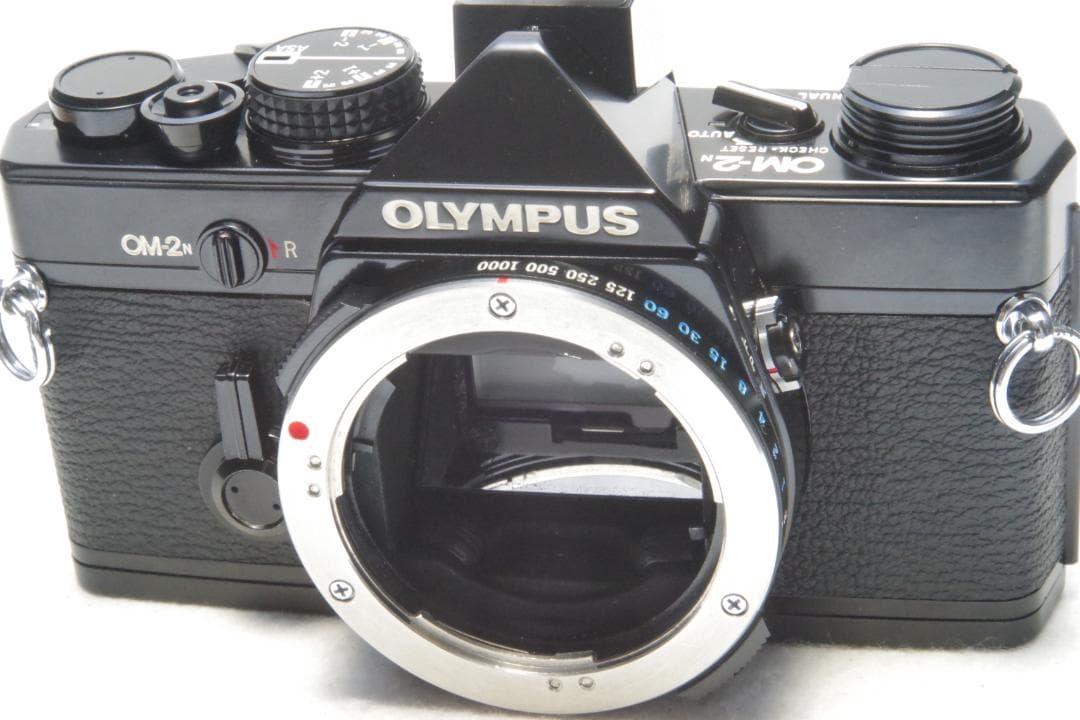 OLYMPUS OM-2N ブラック 35mm フィルム 一眼レフ 訳有 美品+